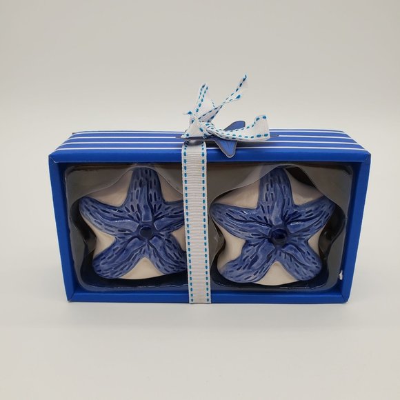 2012 Clayworks Starfish Salt and Pepper Shakers - Picture 1 of 6